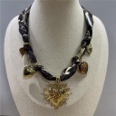 collana regolabile heart